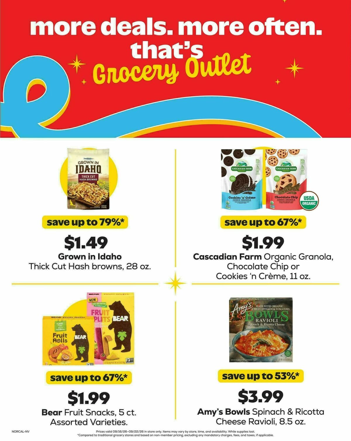 Grocery Outlet Weekly Ad from September 16