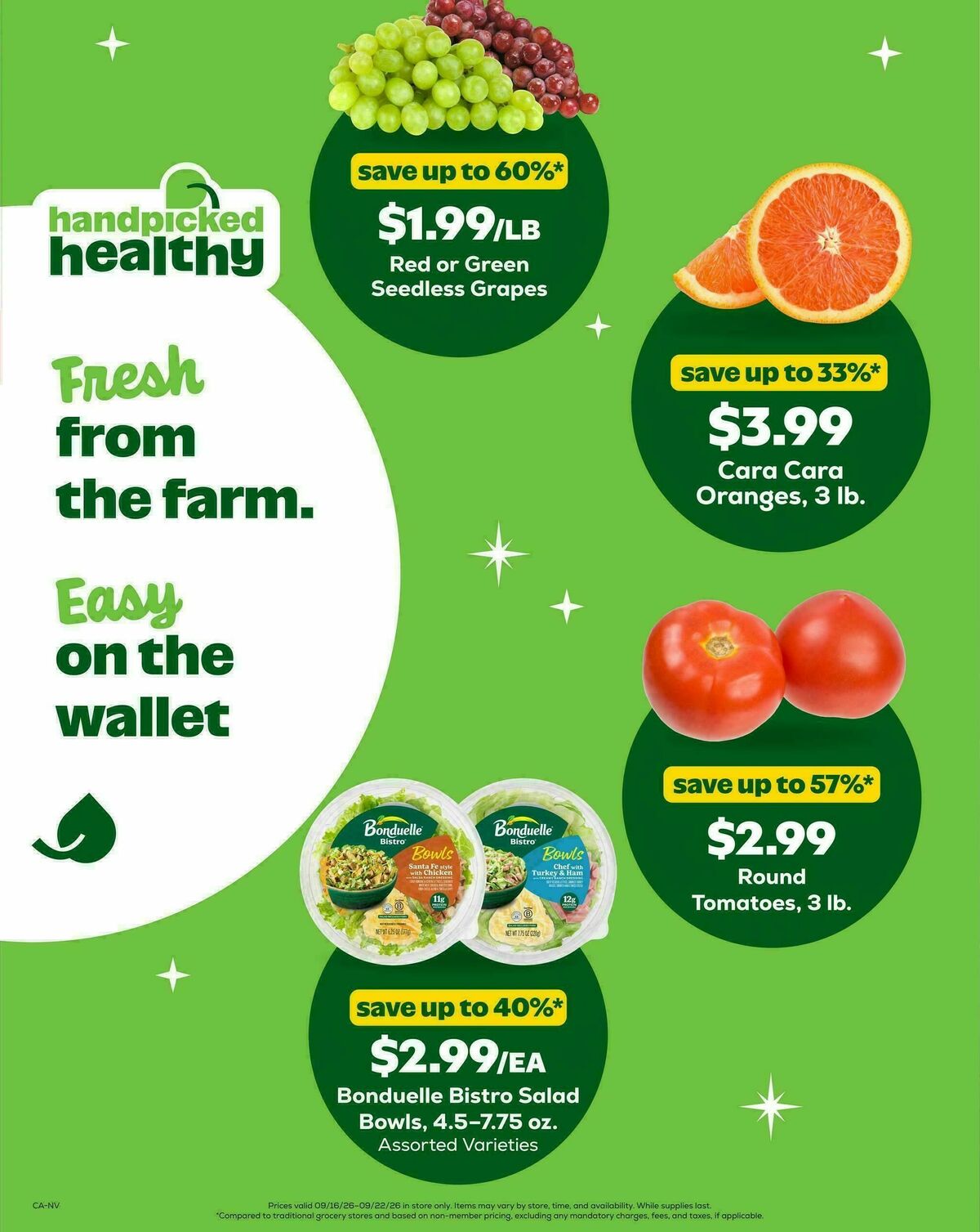 Grocery Outlet Weekly Ad from September 16