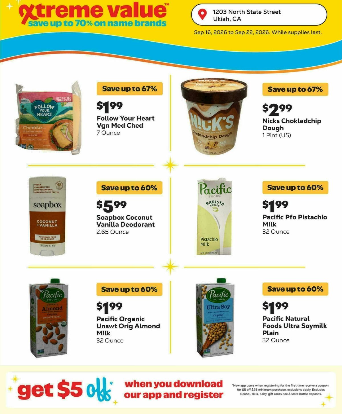 Grocery Outlet Weekly Ad from September 16