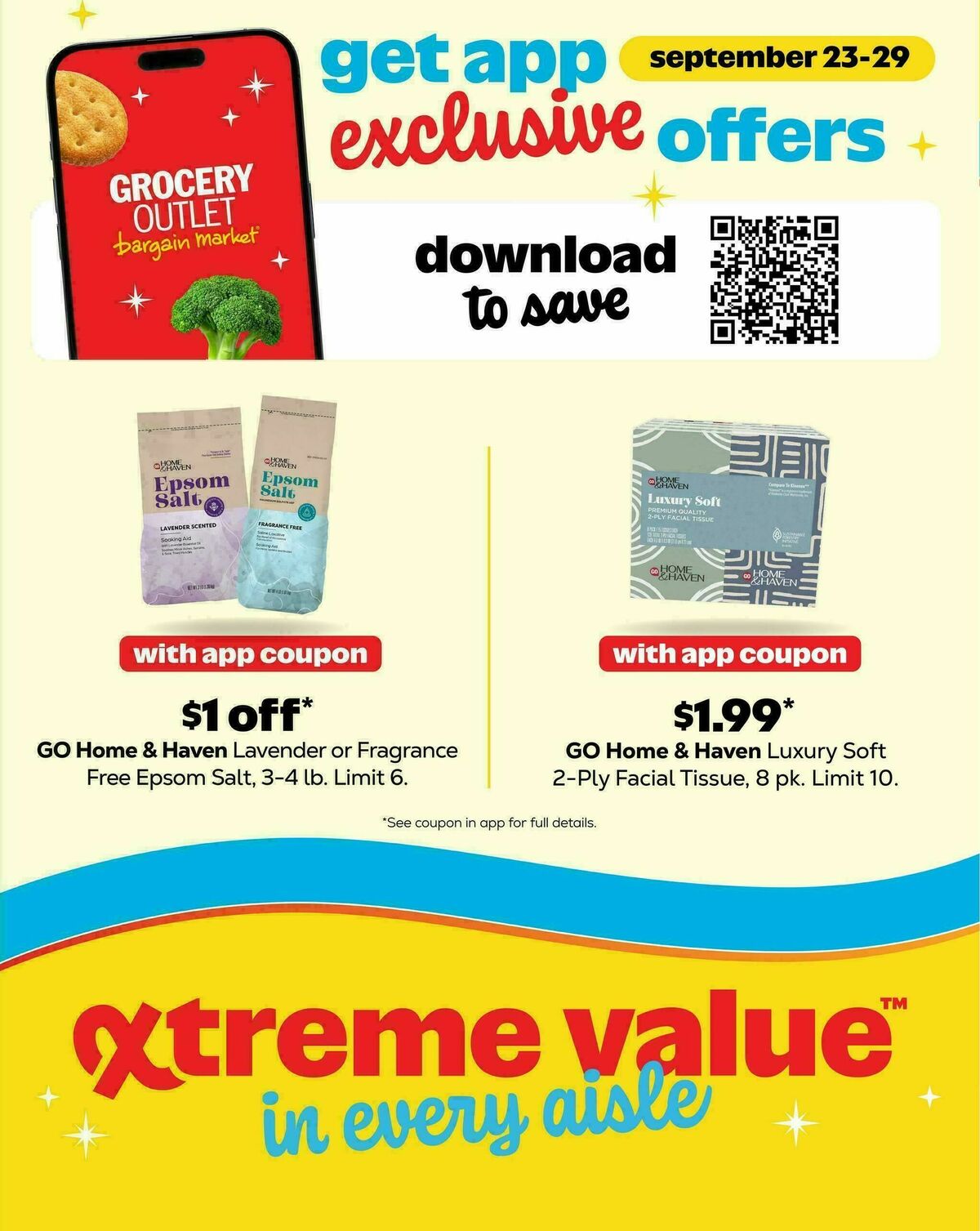 Grocery Outlet Weekly Ad from September 23