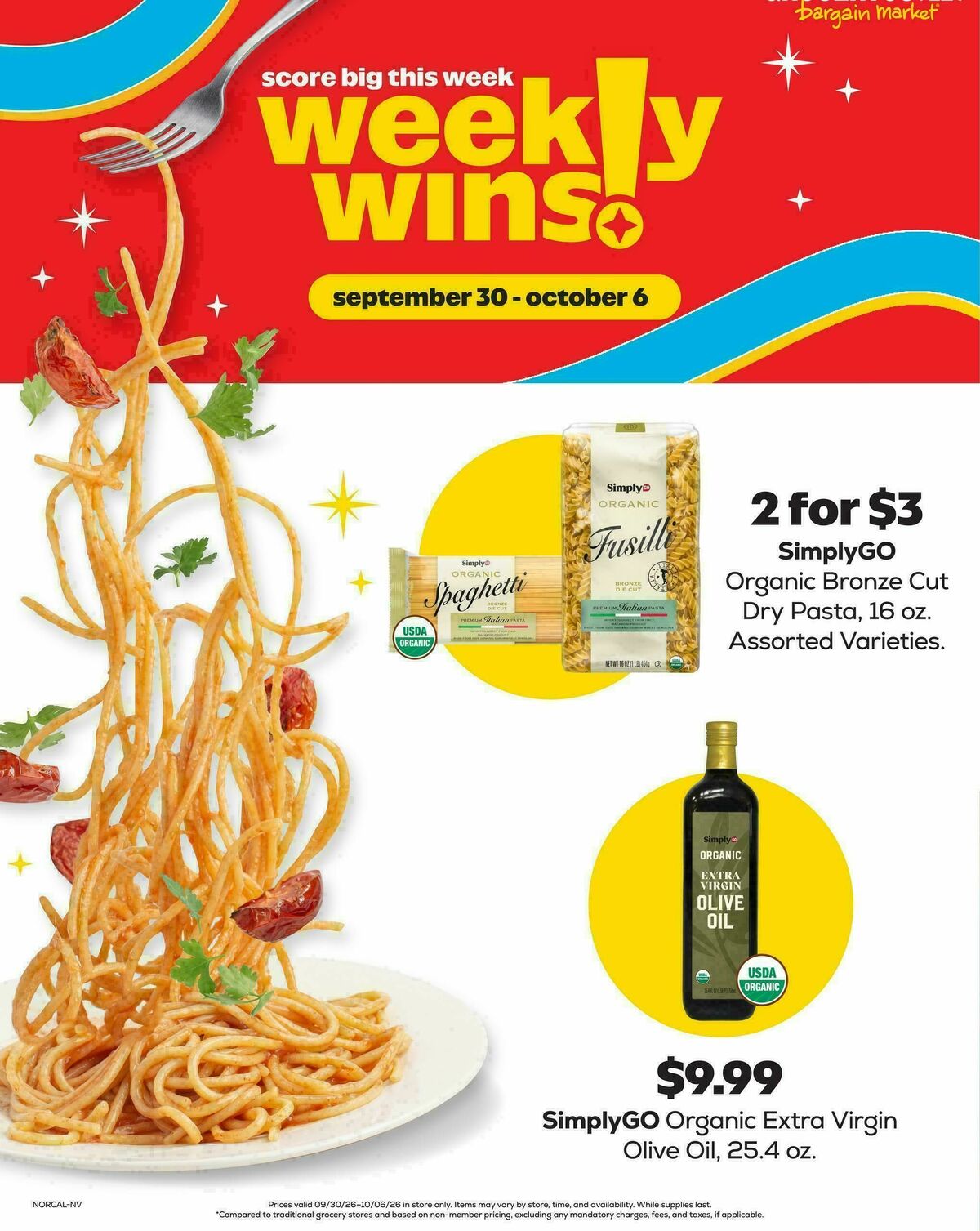 Grocery Outlet Weekly Ad from September 30
