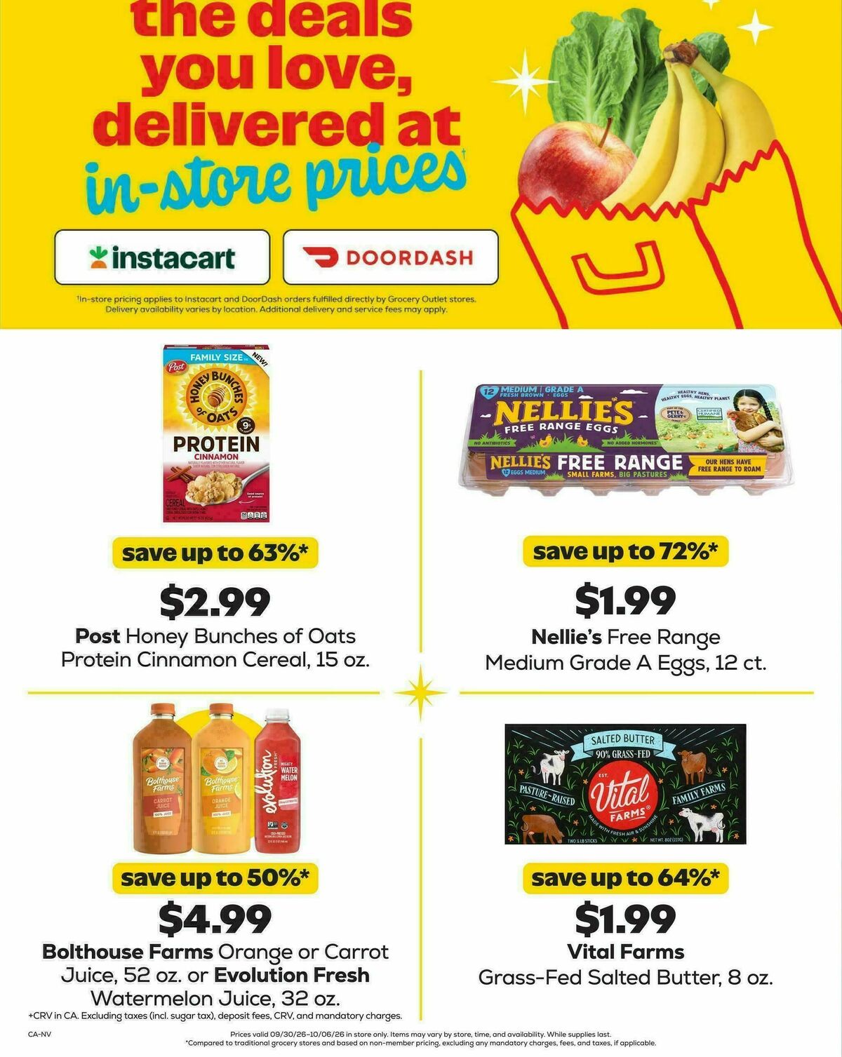 Grocery Outlet Weekly Ad from September 30