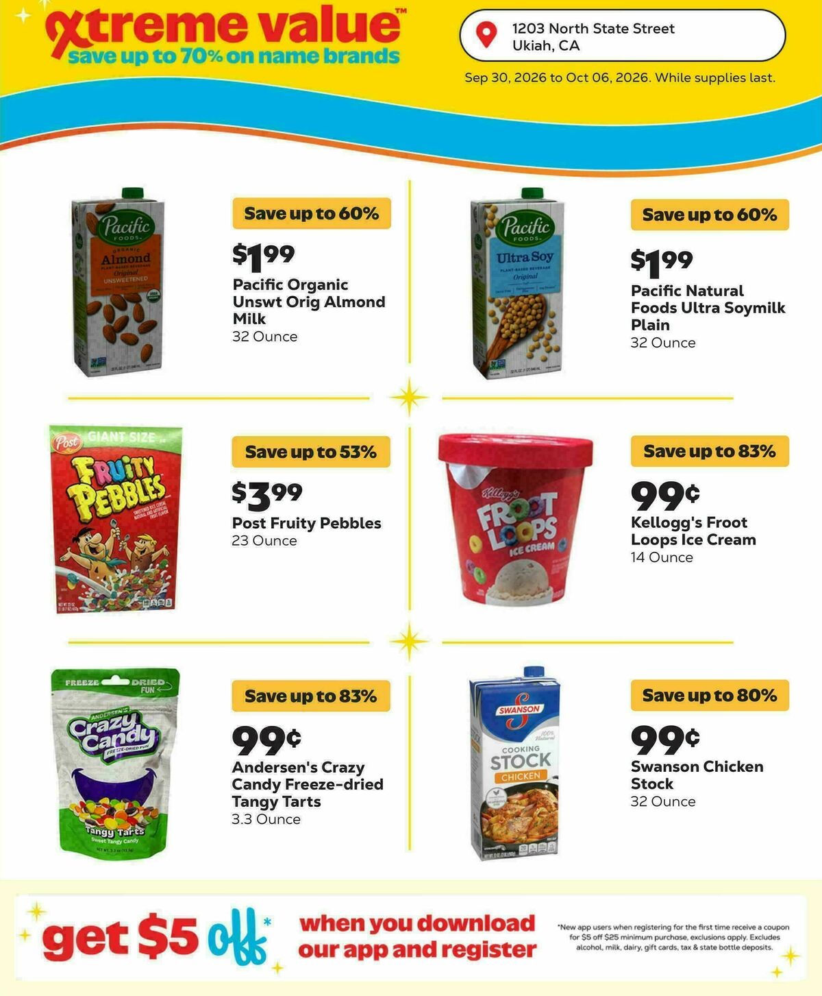 Grocery Outlet Weekly Ad from September 30