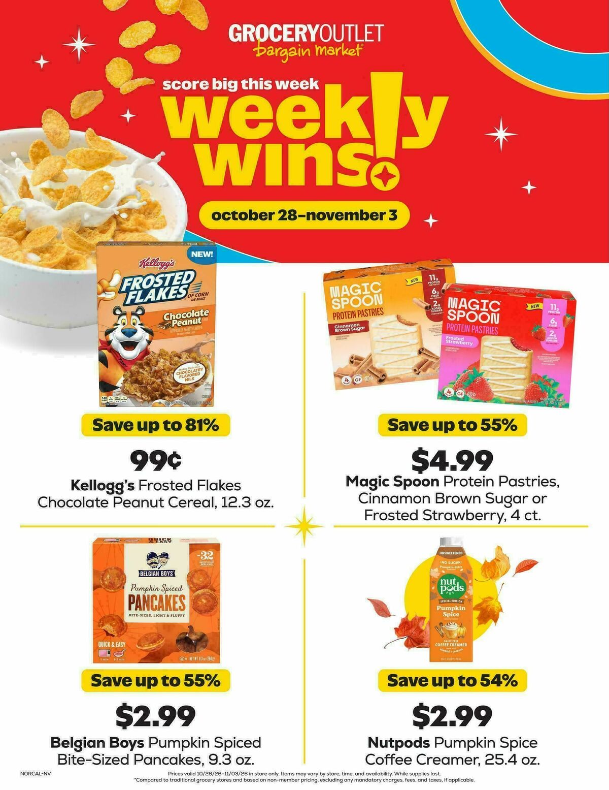 Grocery Outlet Weekly Ad from October 28