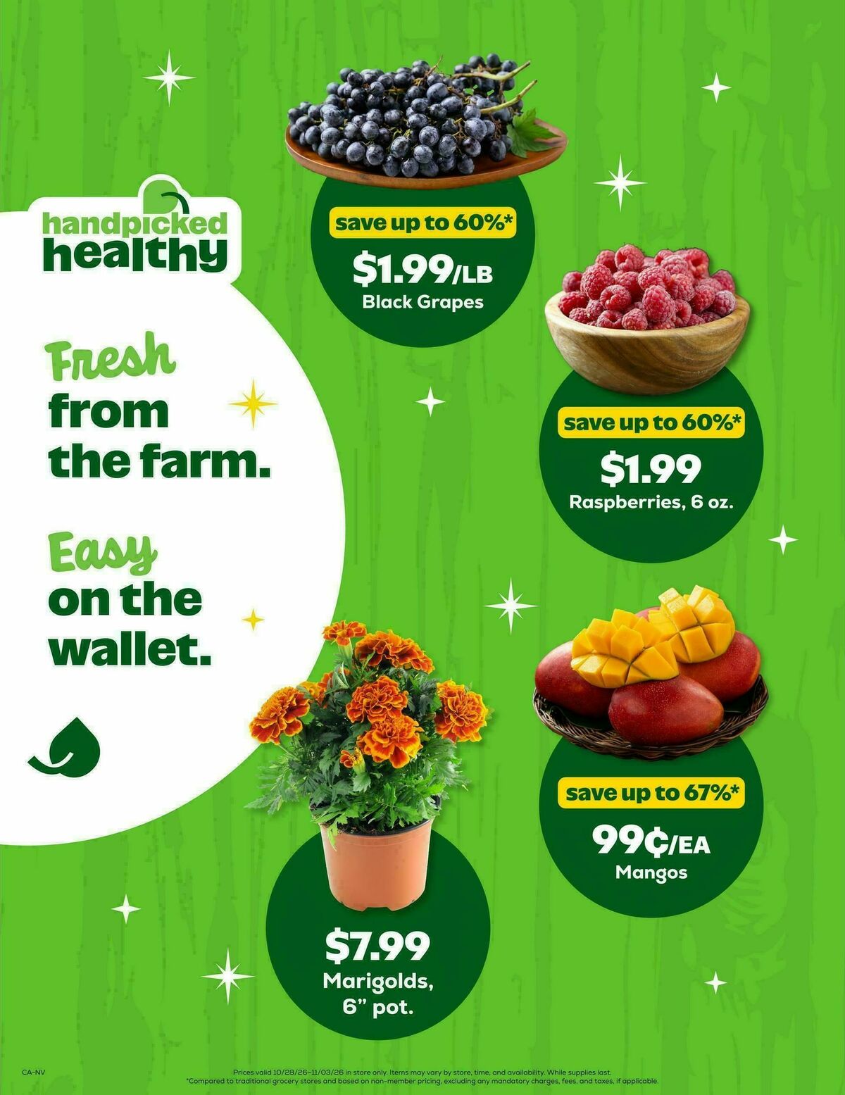 Grocery Outlet Weekly Ad from October 28