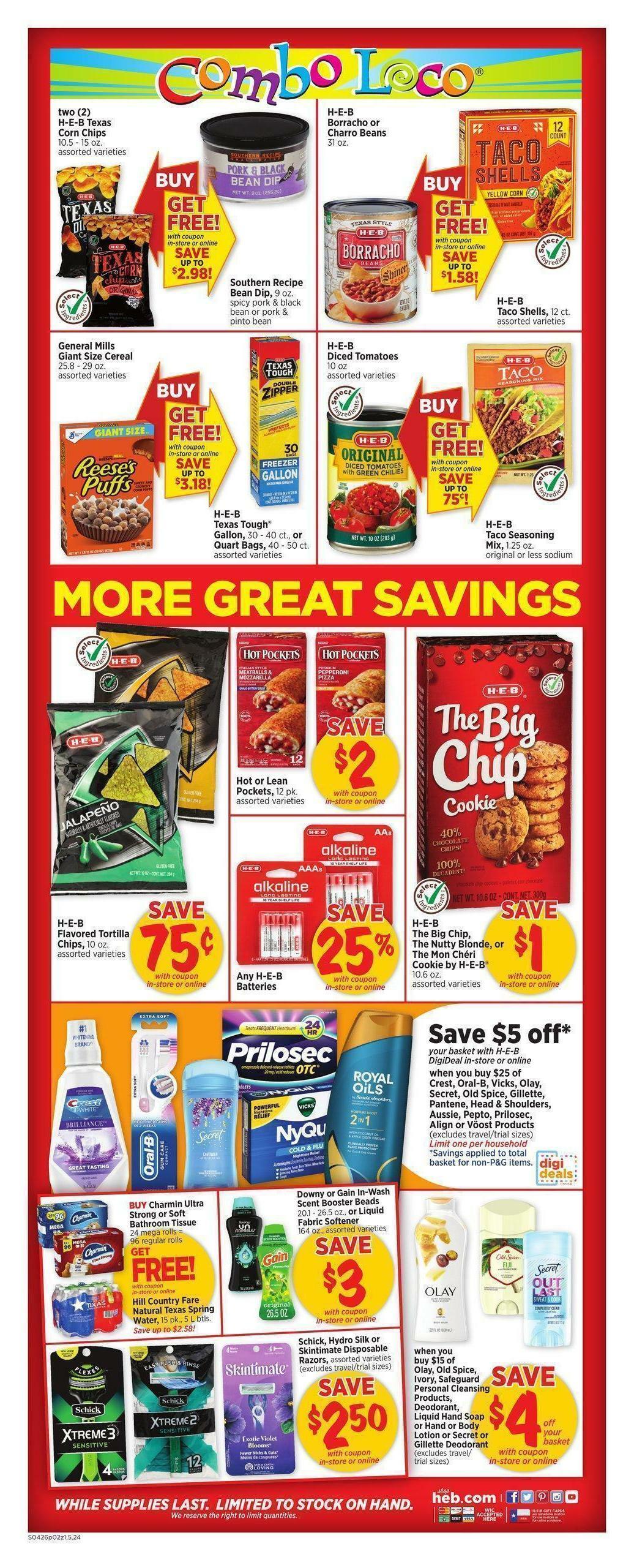 H-E-B Weekly Ad from April 26