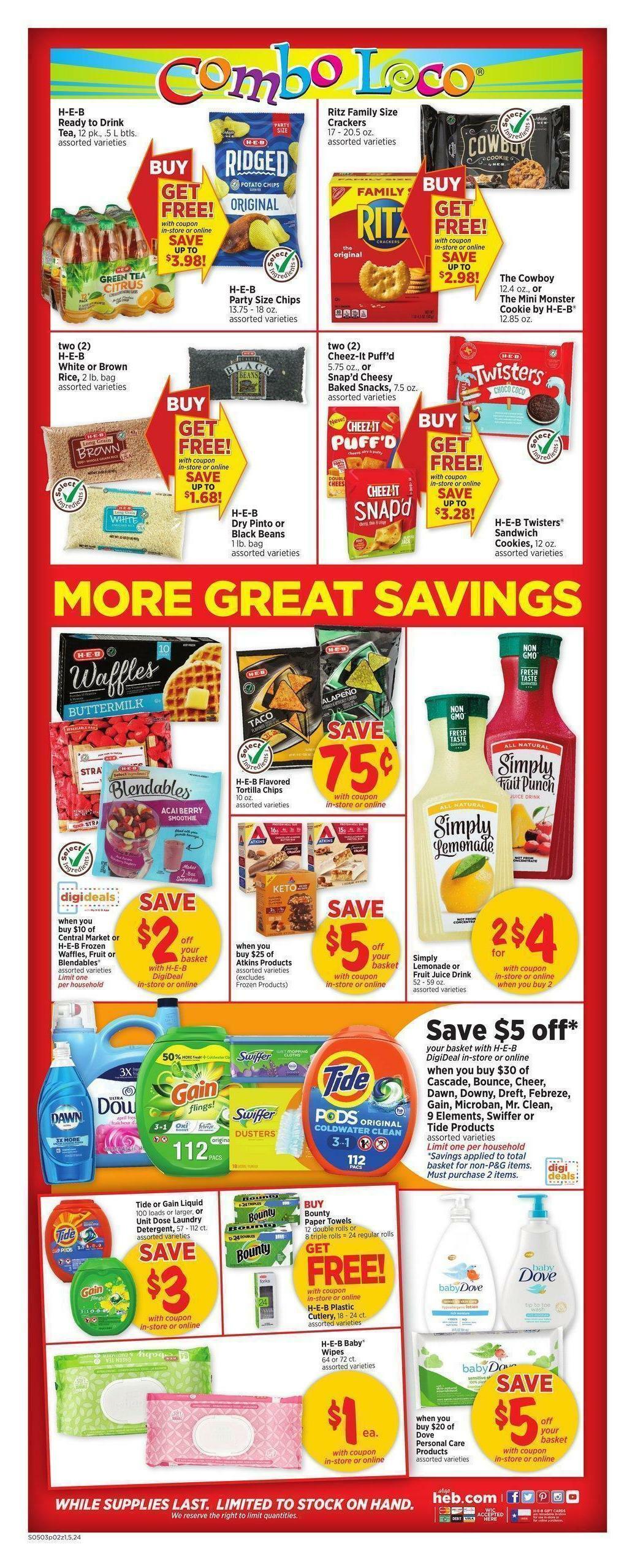 H-E-B Weekly Ad from May 3
