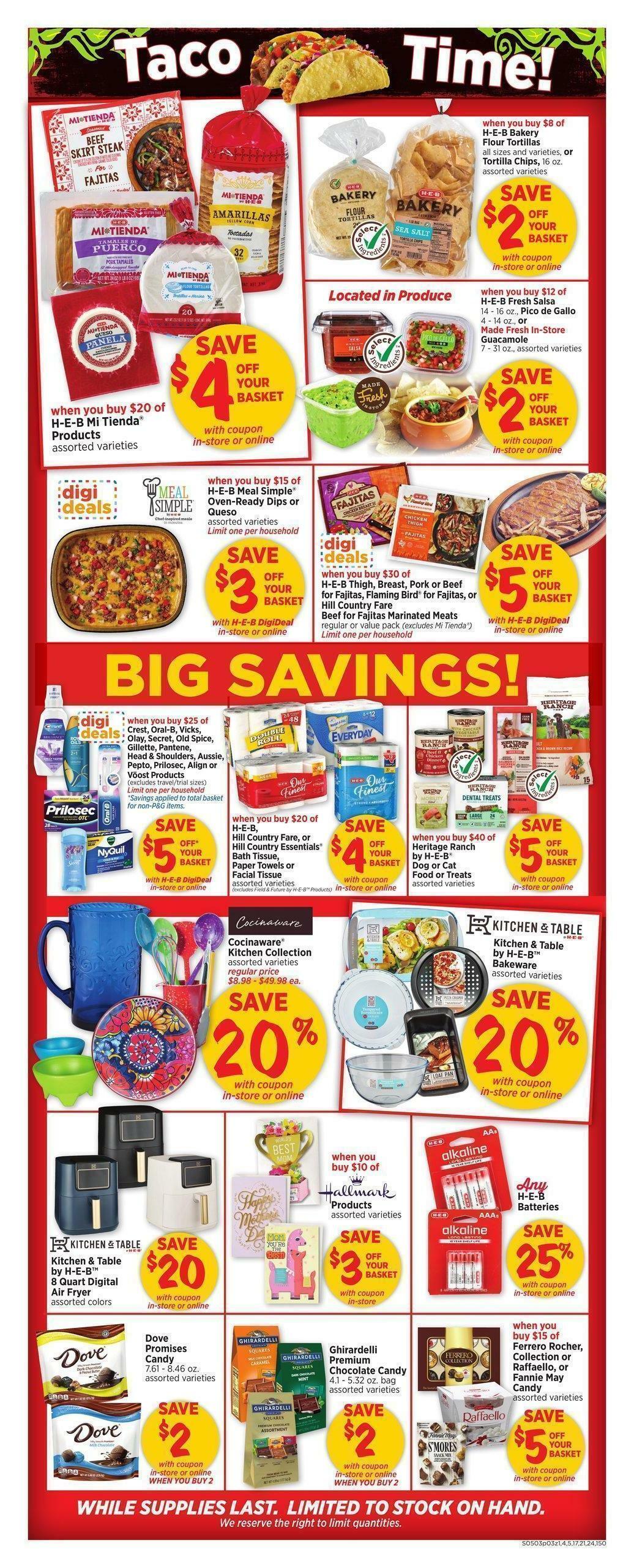 H-E-B Weekly Ad from May 3