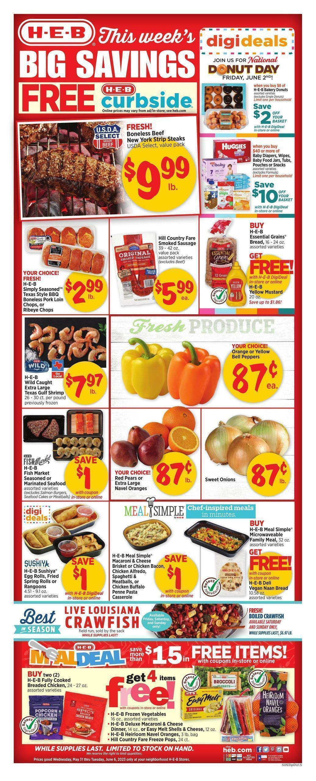H-E-B Weekly Ad from May 31