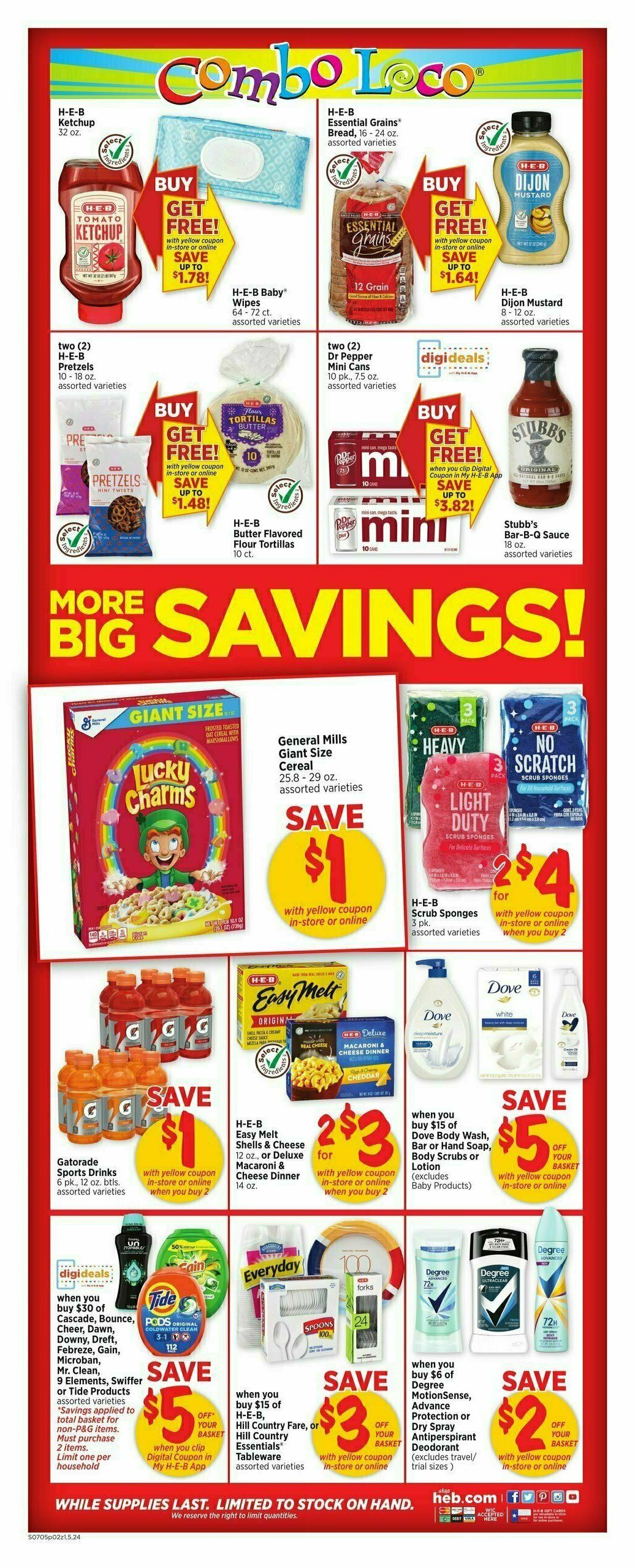 H-E-B Weekly Ad from July 5