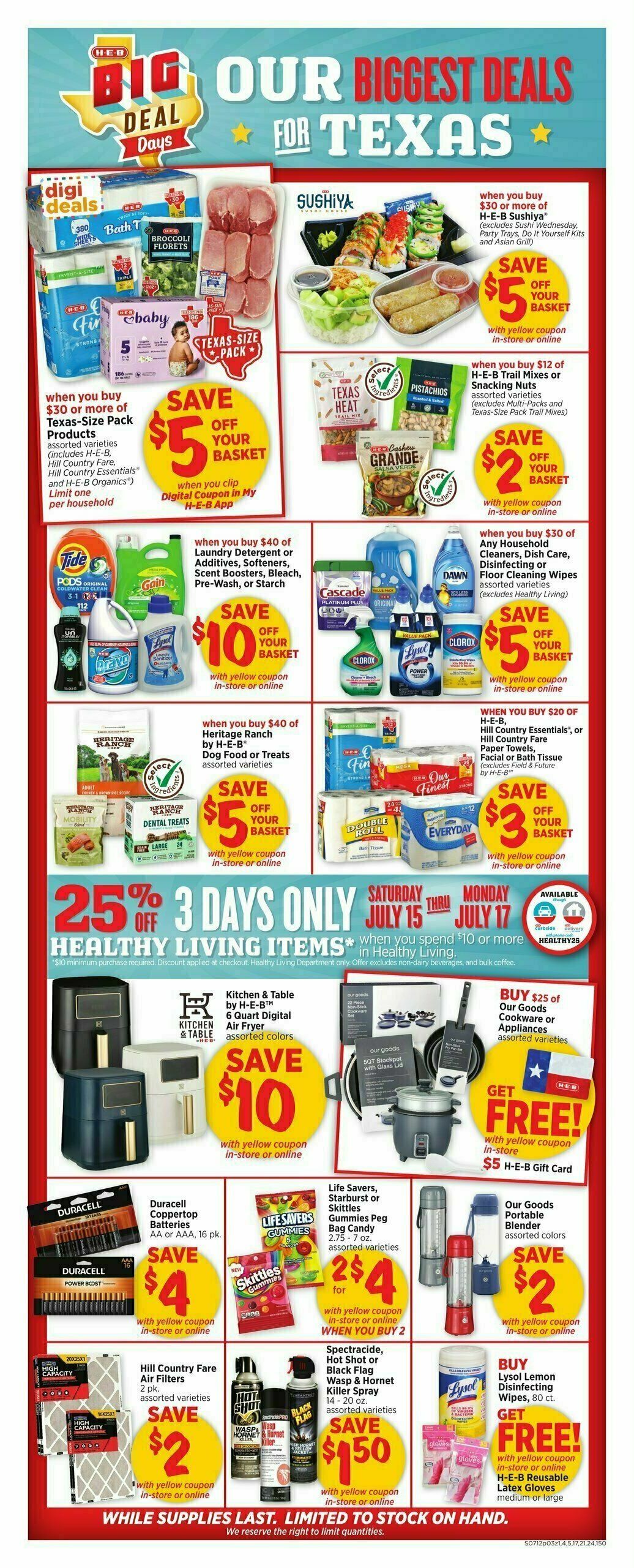 H-E-B Weekly Ad from July 12