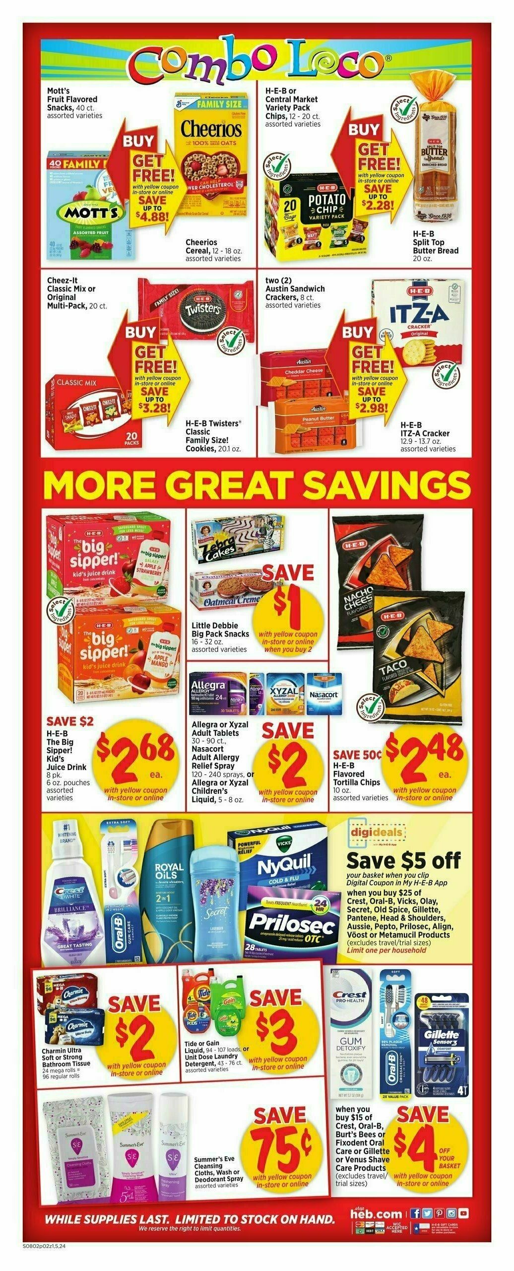 H-E-B Weekly Ad from August 2