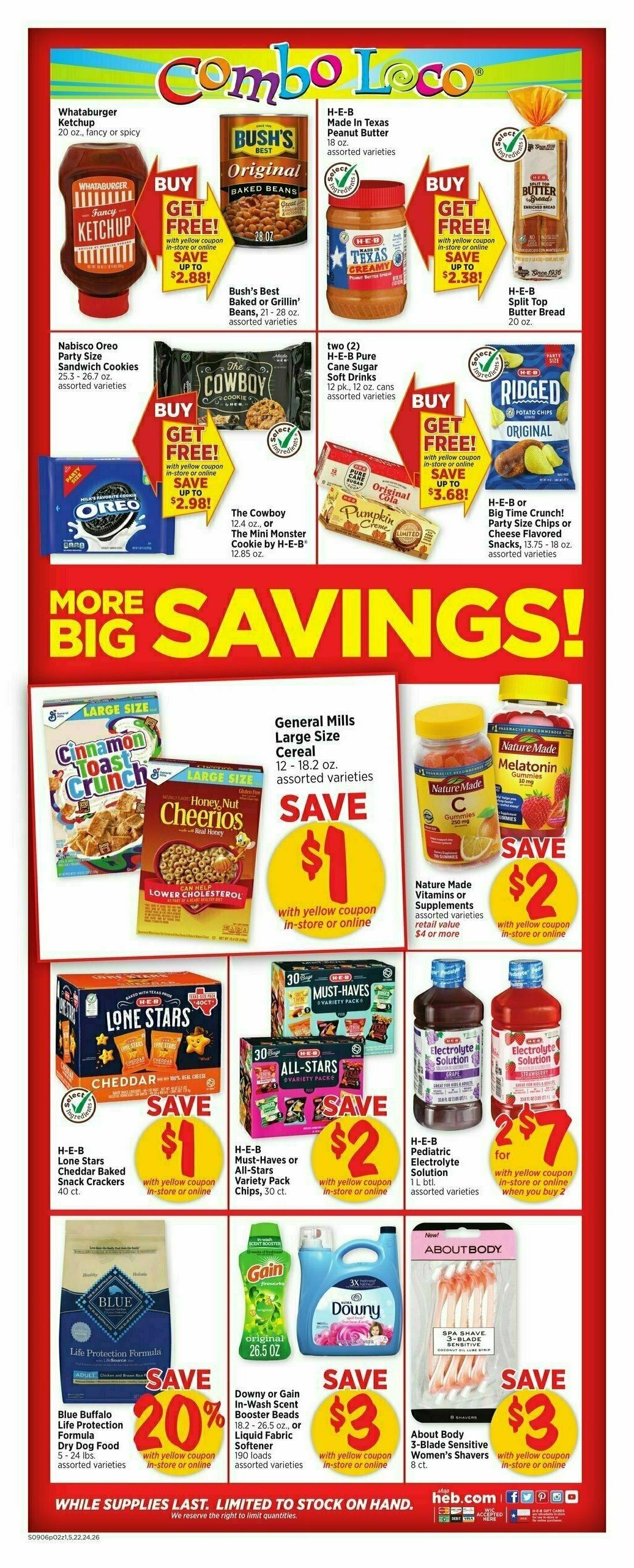 H-E-B Weekly Ad from September 6