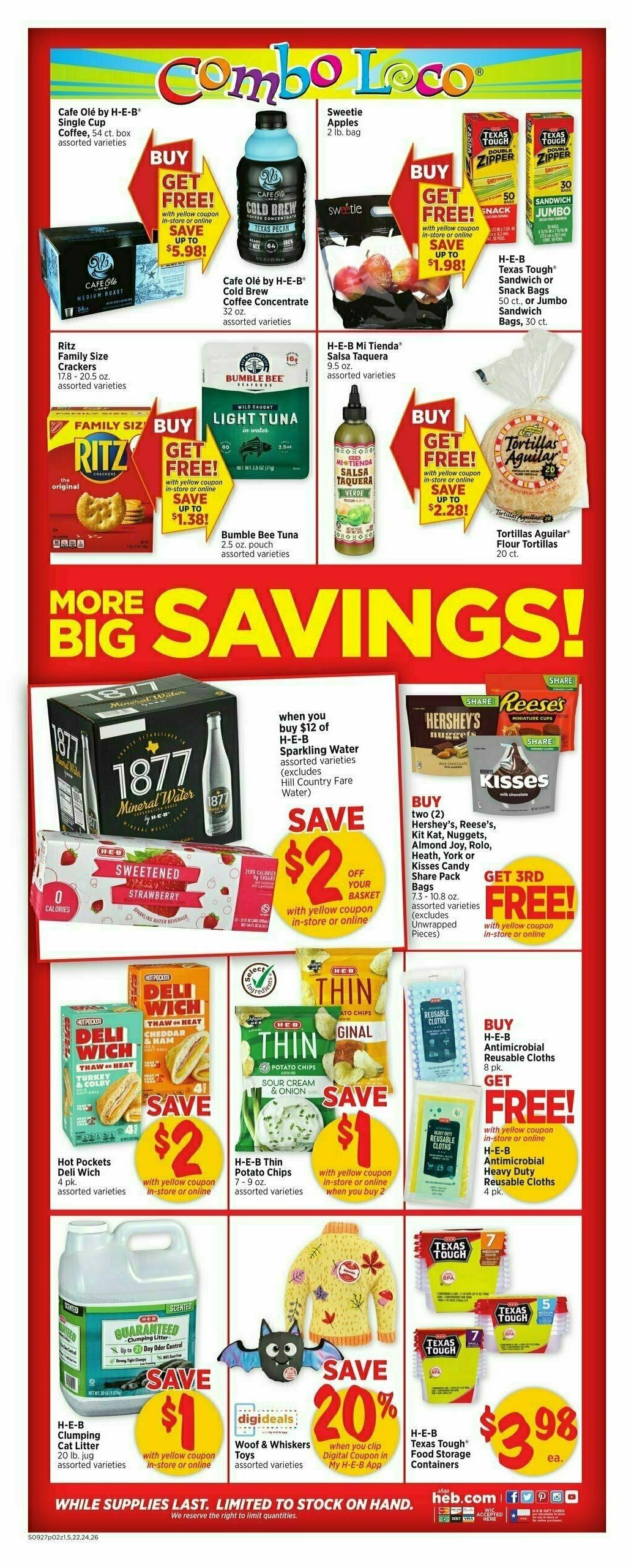 H-E-B Weekly Ad from September 27