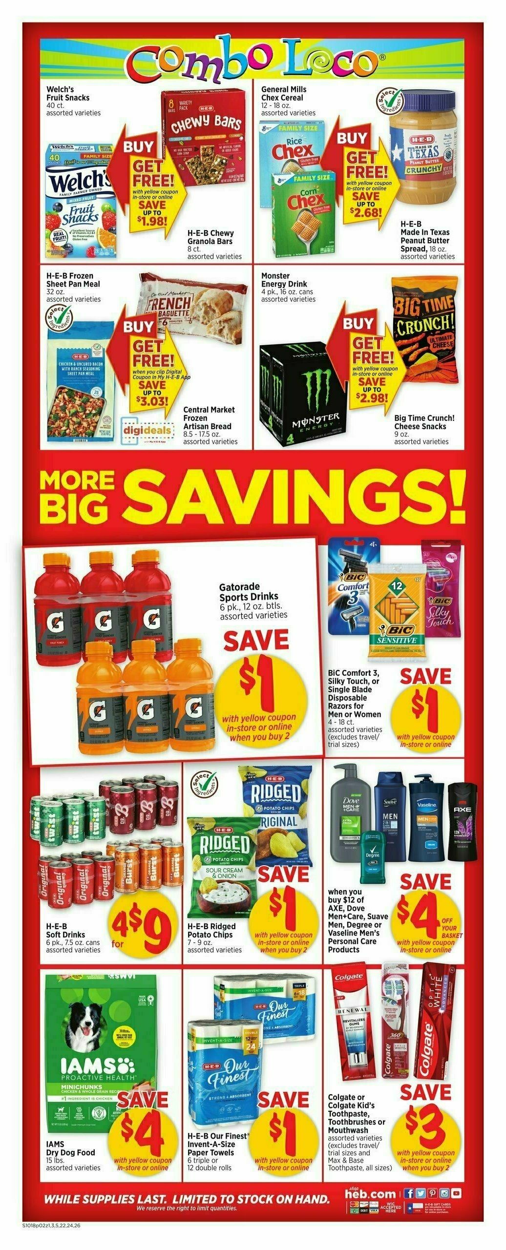 H-E-B Weekly Ad from October 18