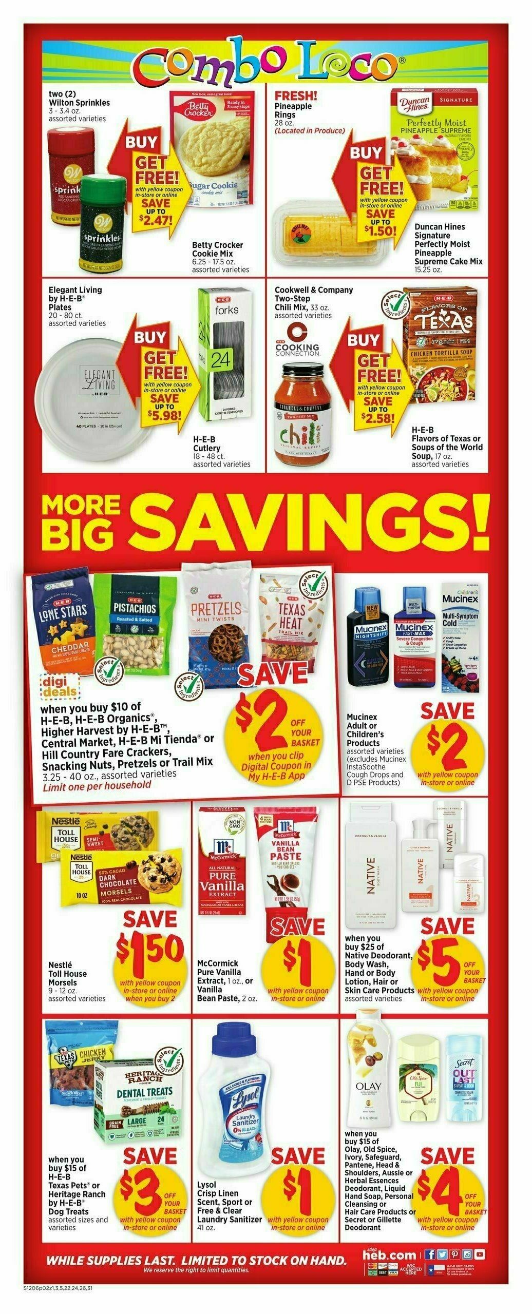 H-E-B Weekly Ad from December 6