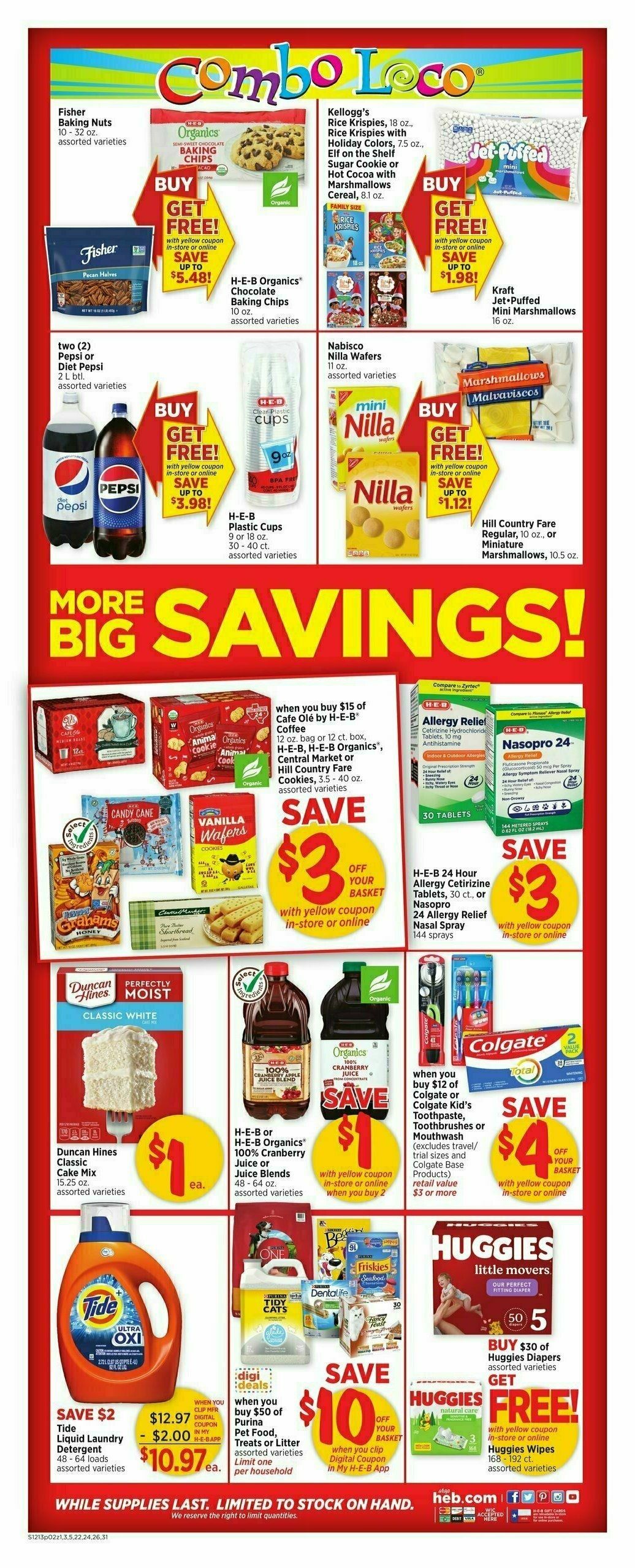 H-E-B Weekly Ad from December 13