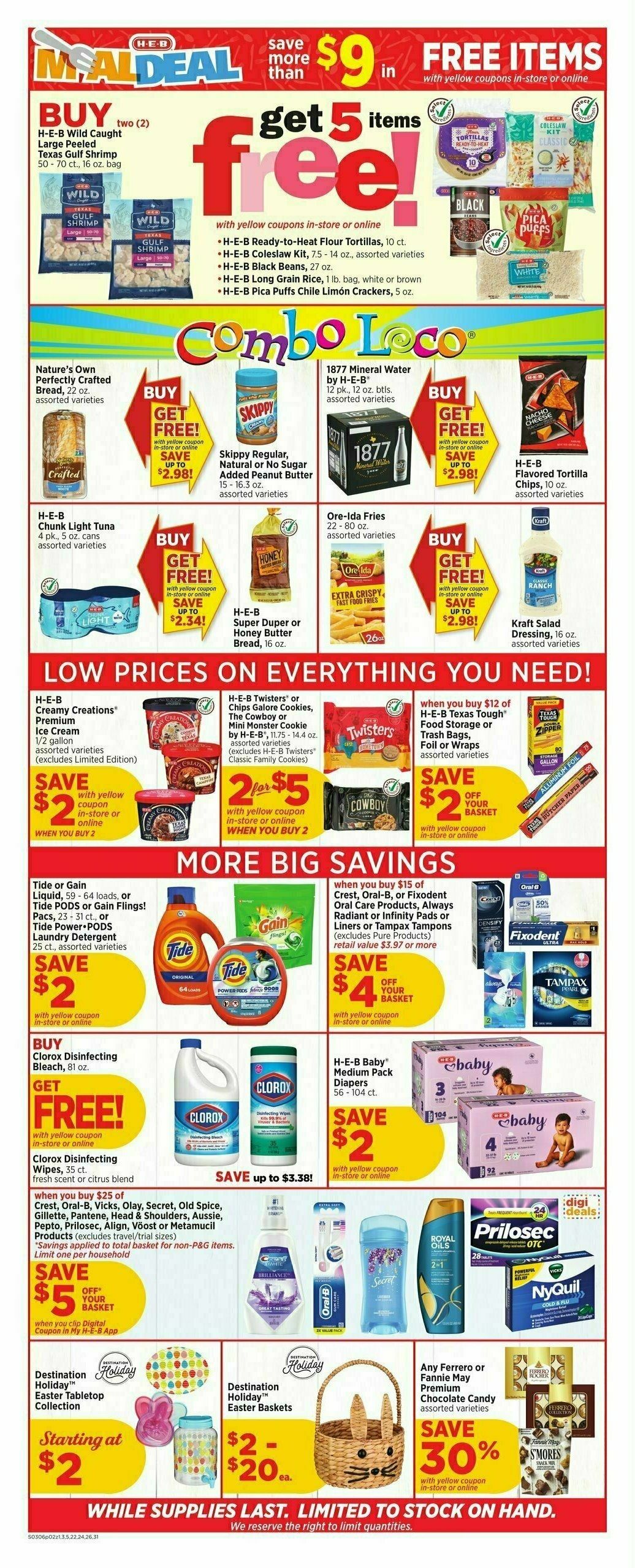 H-E-B Weekly Ad from March 6