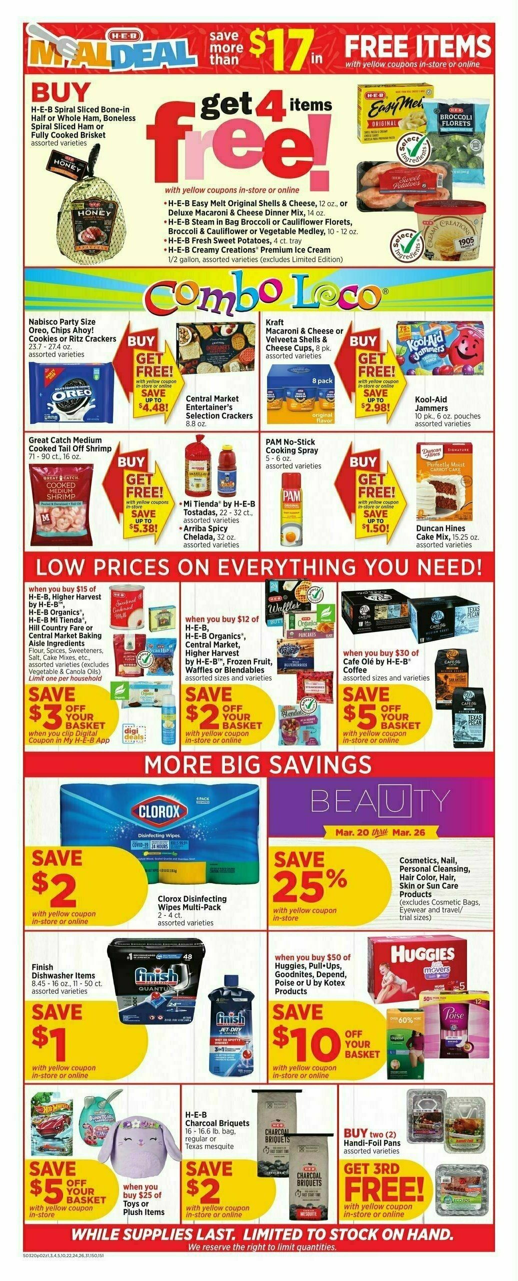 H-E-B Weekly Ad from March 20