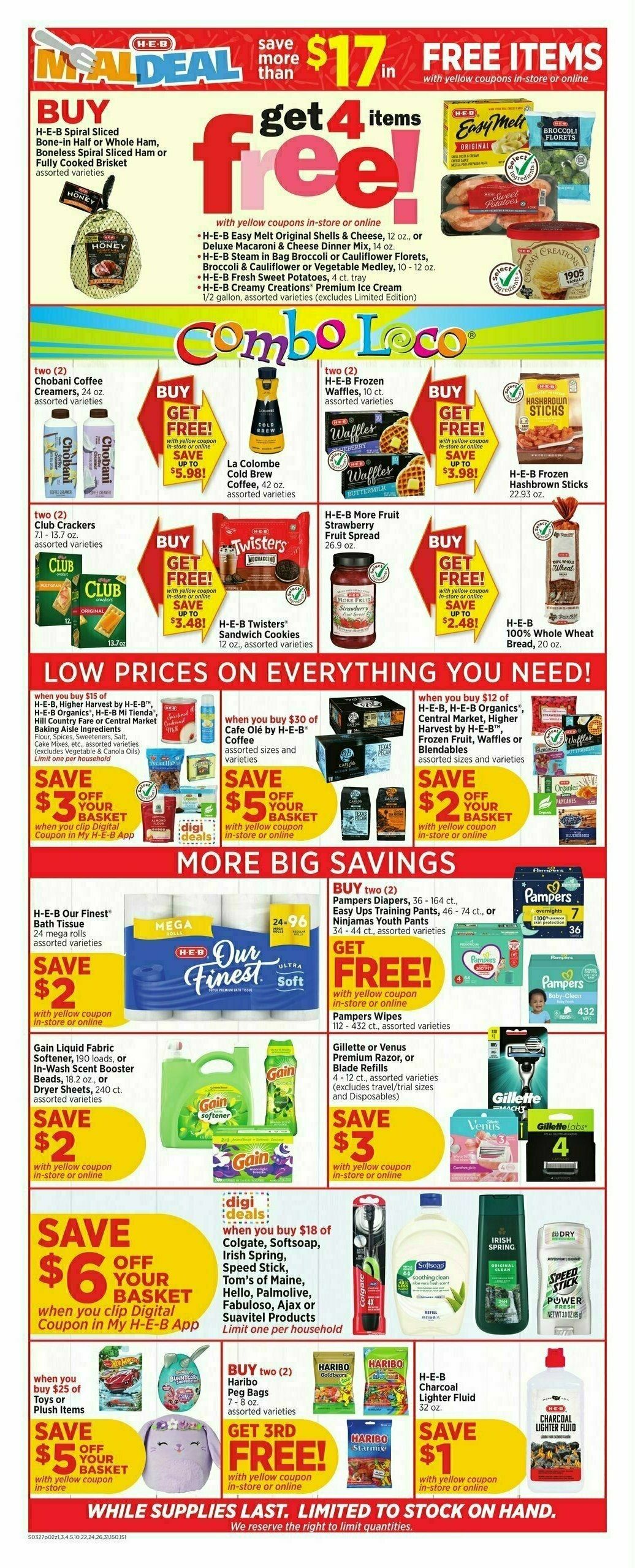 H-E-B Weekly Ad from March 27