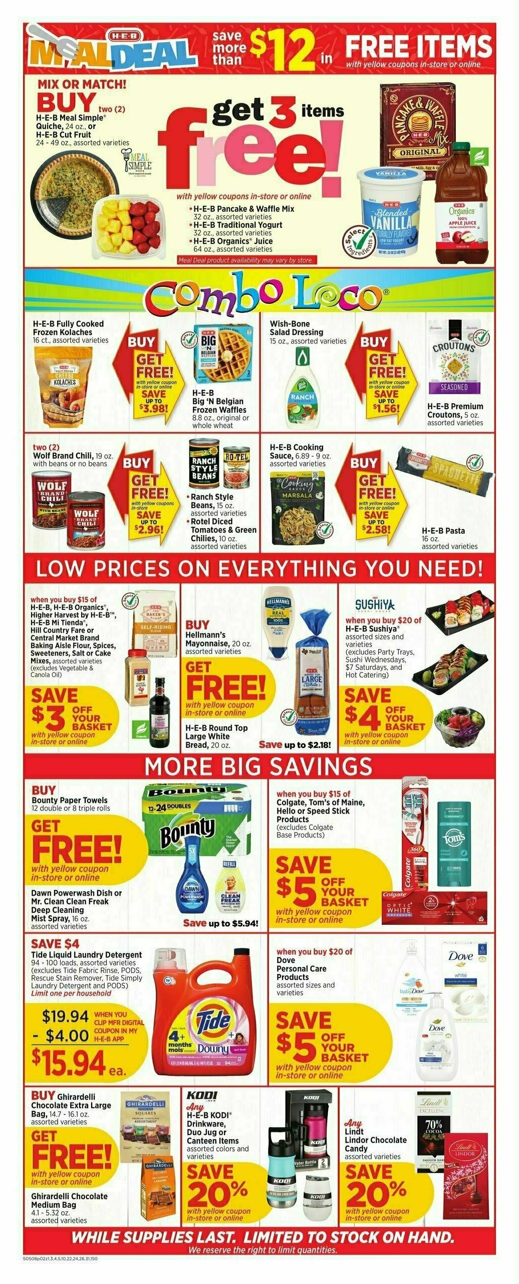 H-E-B Weekly Ad from May 8