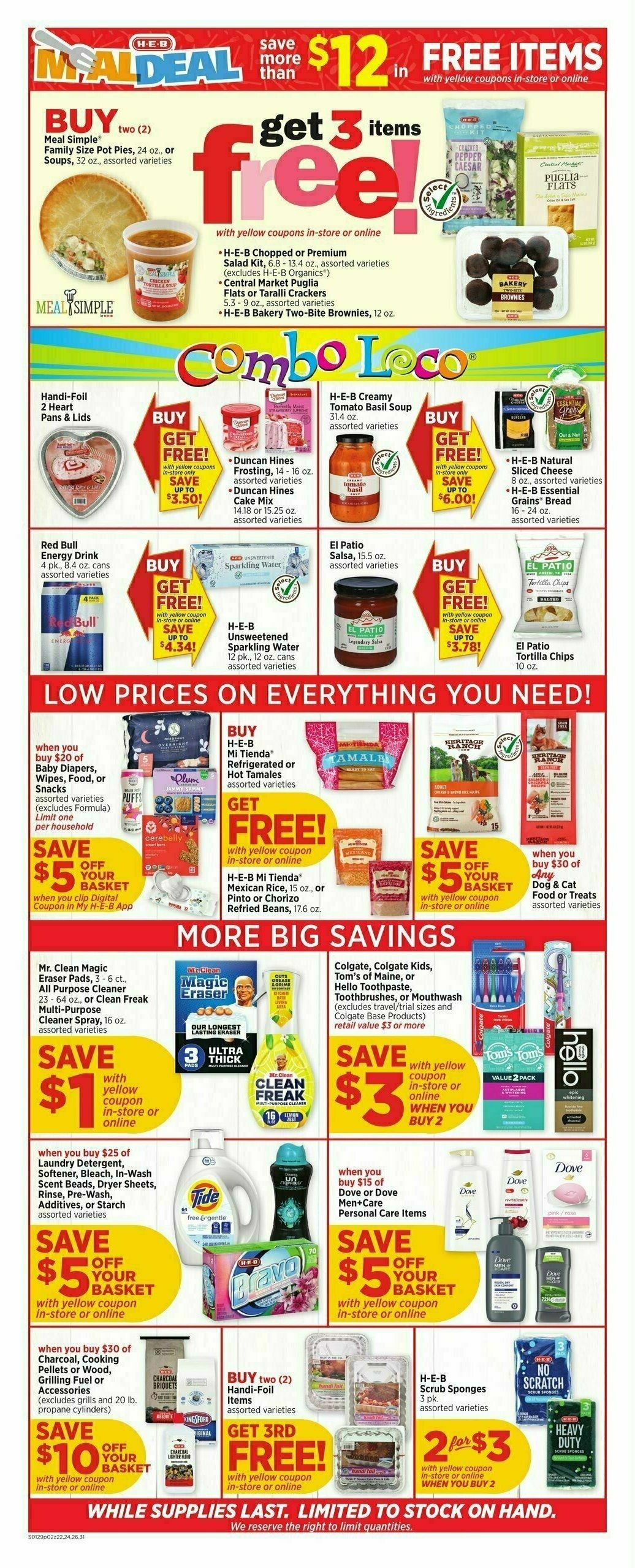 H-E-B Weekly Ad from January 29