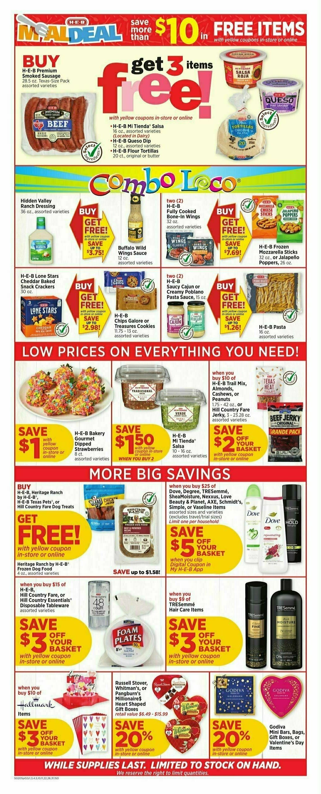 H-E-B Weekly Ad from February 5