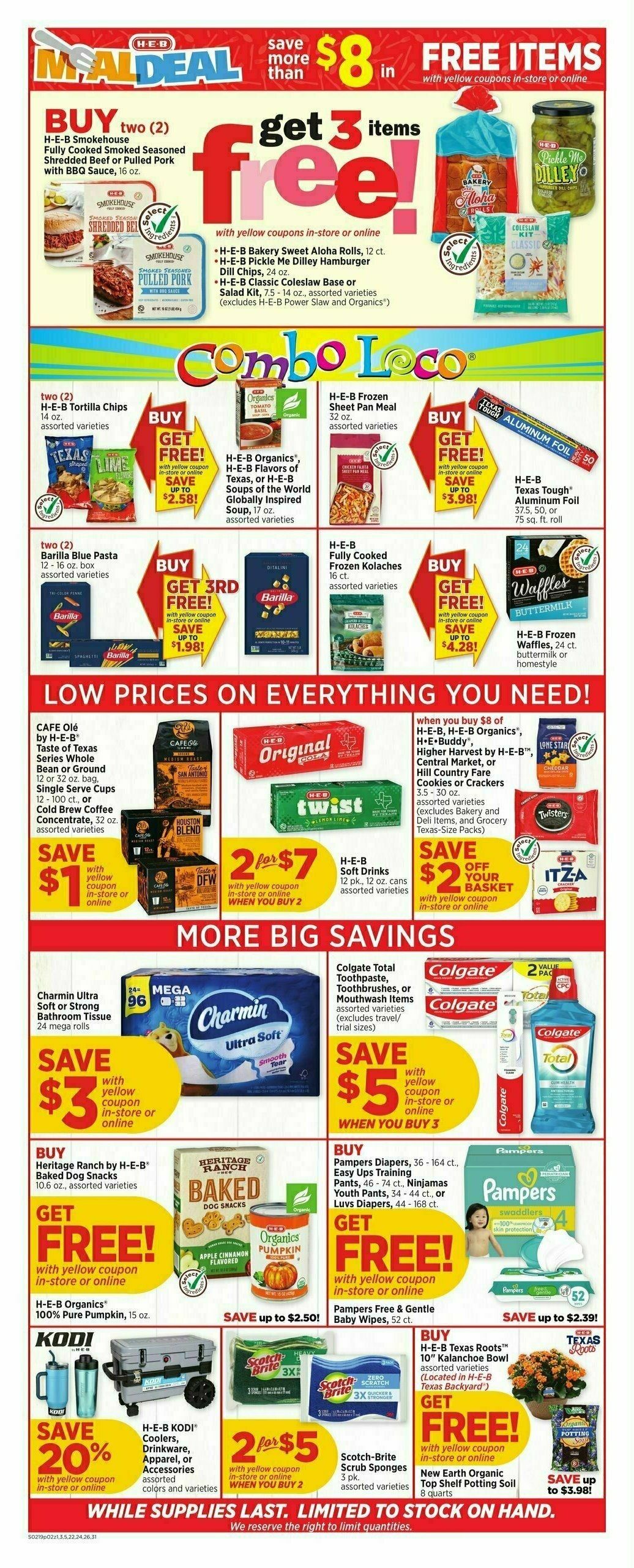 H-E-B Weekly Ad from February 19