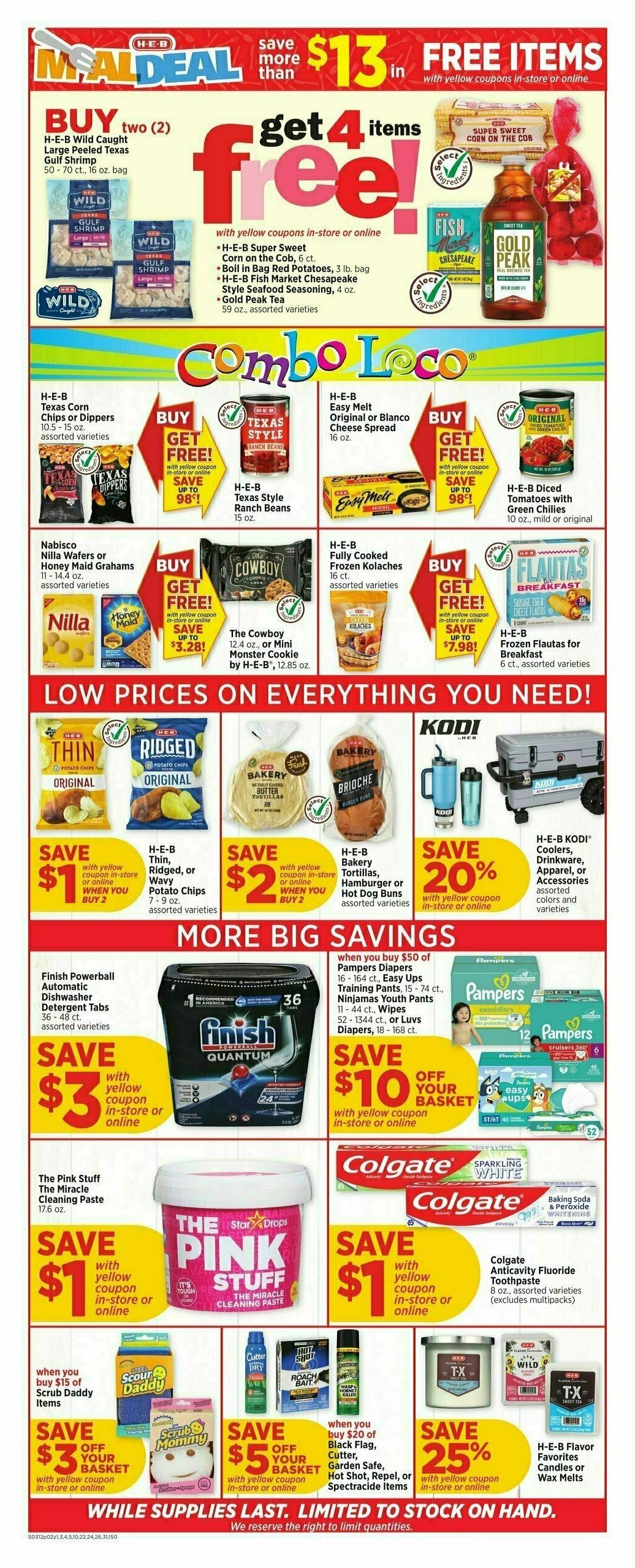 H-E-B Weekly Ad from March 12