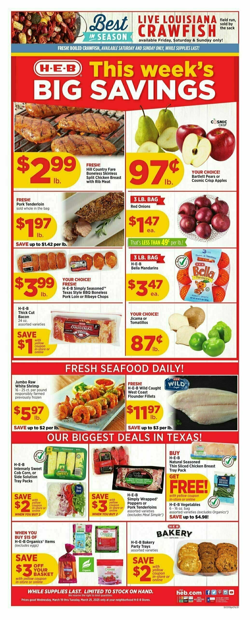 H-E-B Weekly Ad from March 19