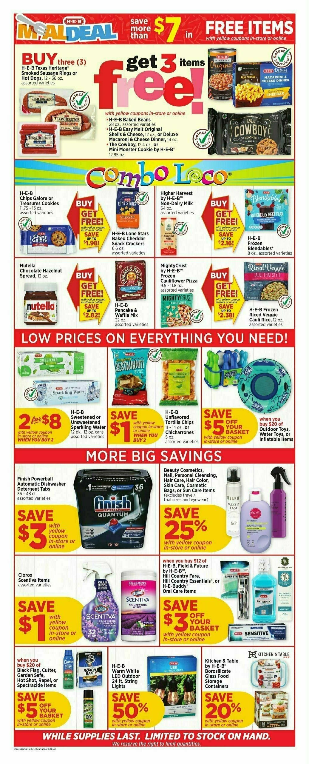 H-E-B Weekly Ad from March 19