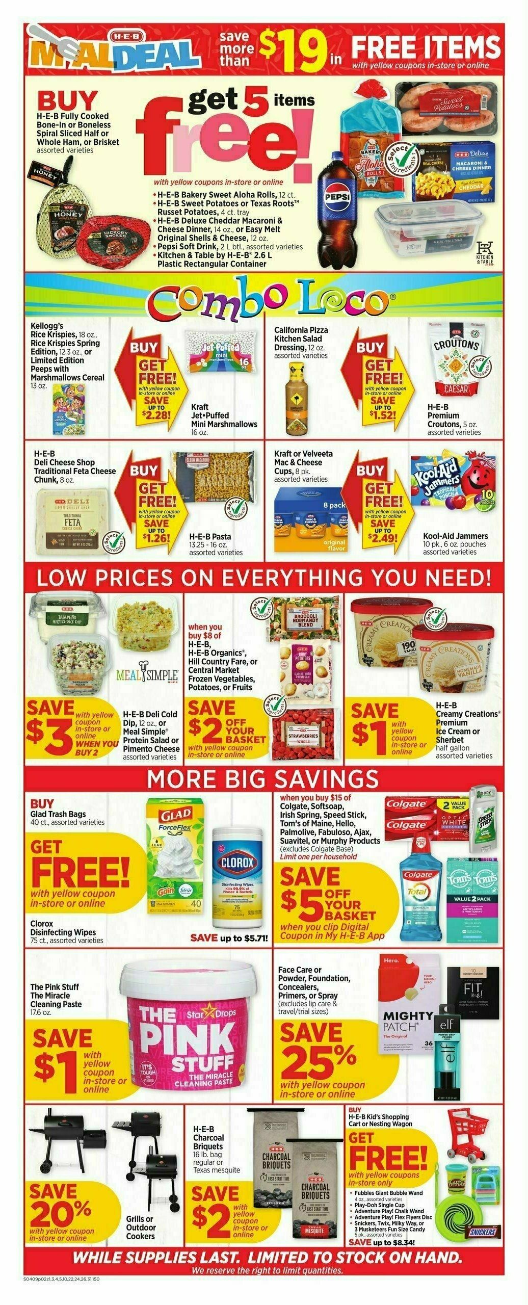 H-E-B Weekly Ad from April 9