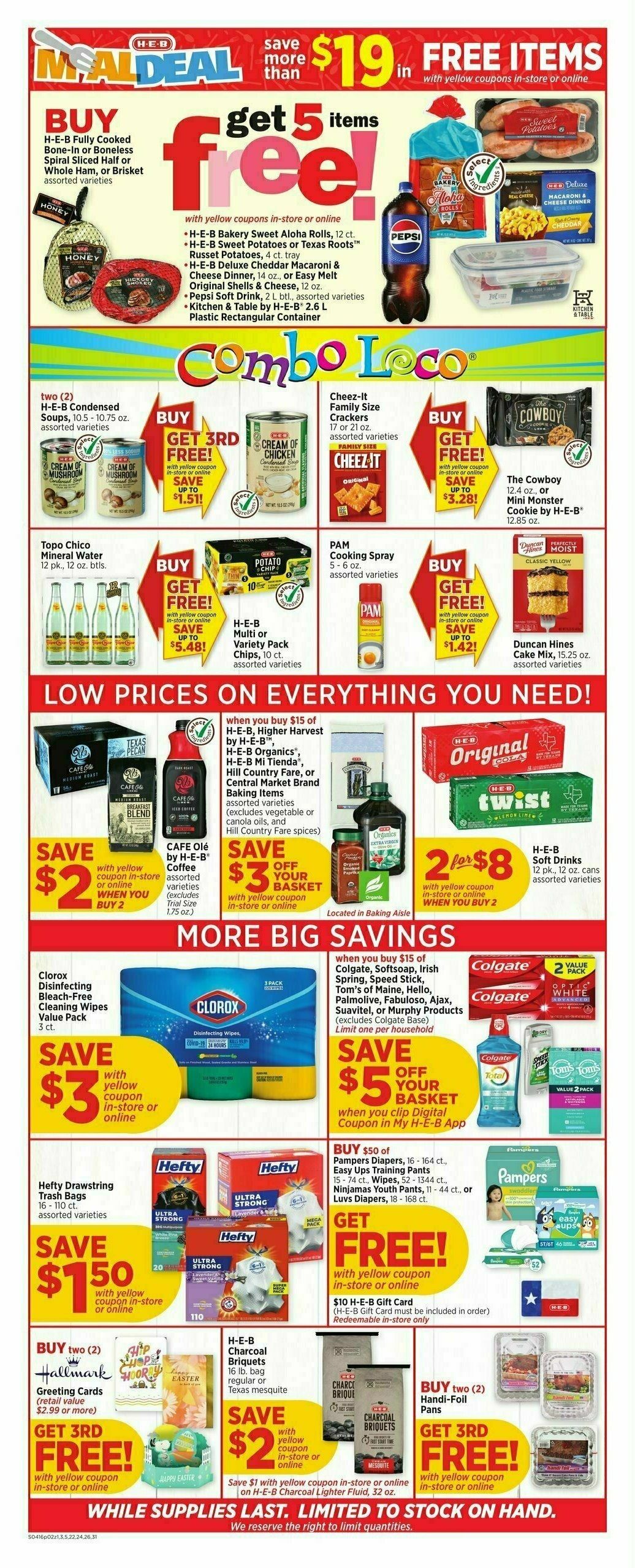 H-E-B Weekly Ad from April 16