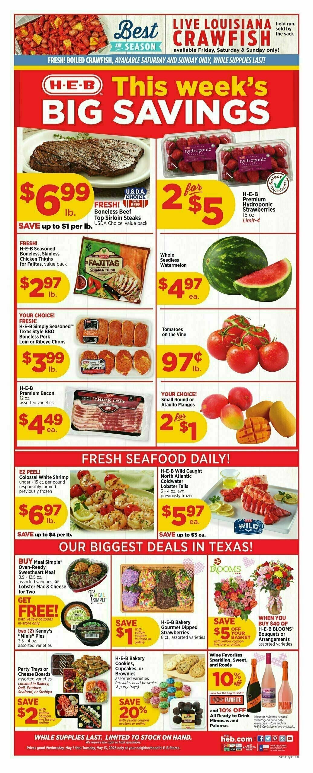 H-E-B Weekly Ad from May 7