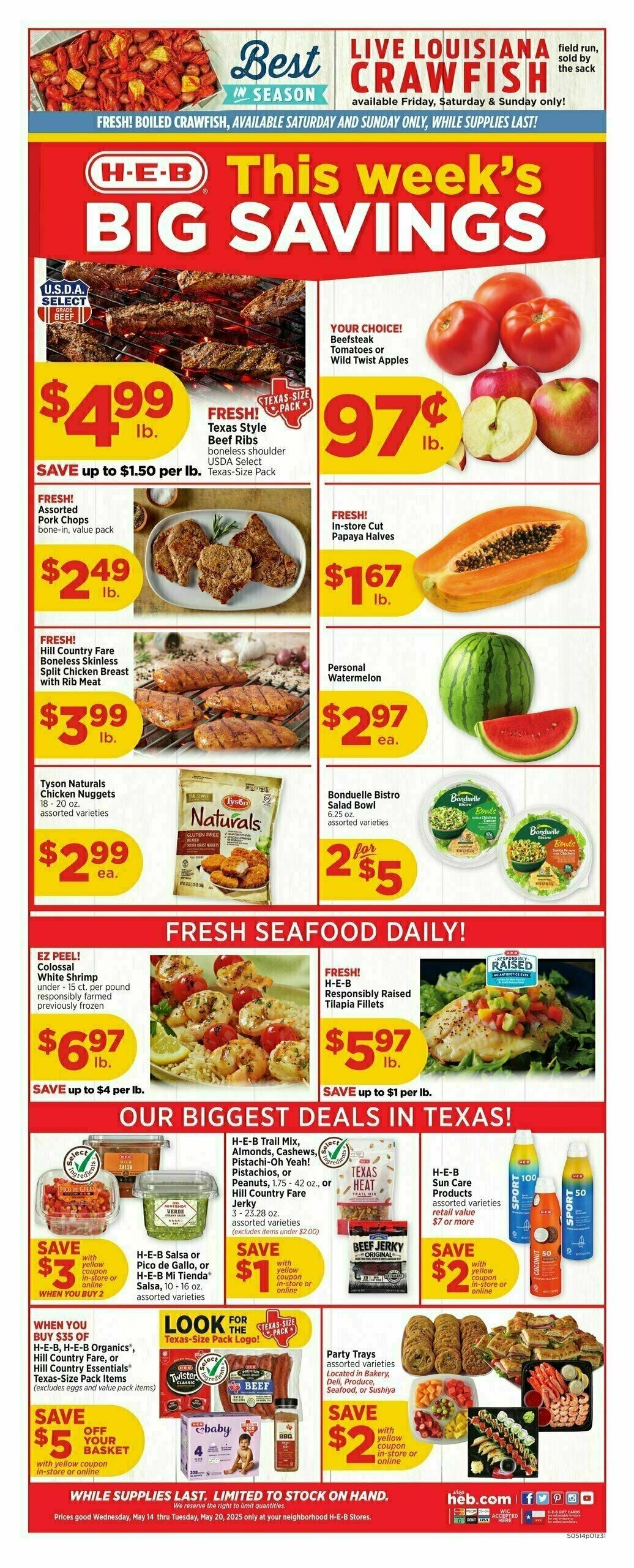 H-E-B Weekly Ad from May 14