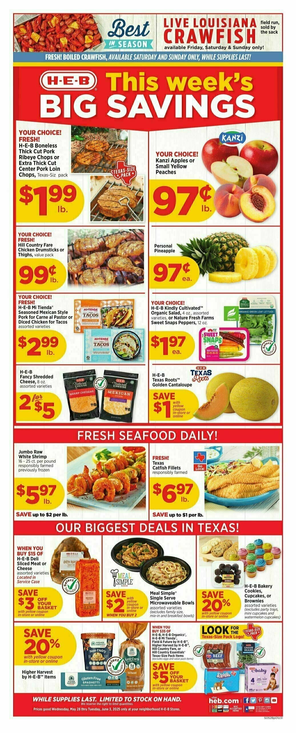 H-E-B Weekly Ad from May 28