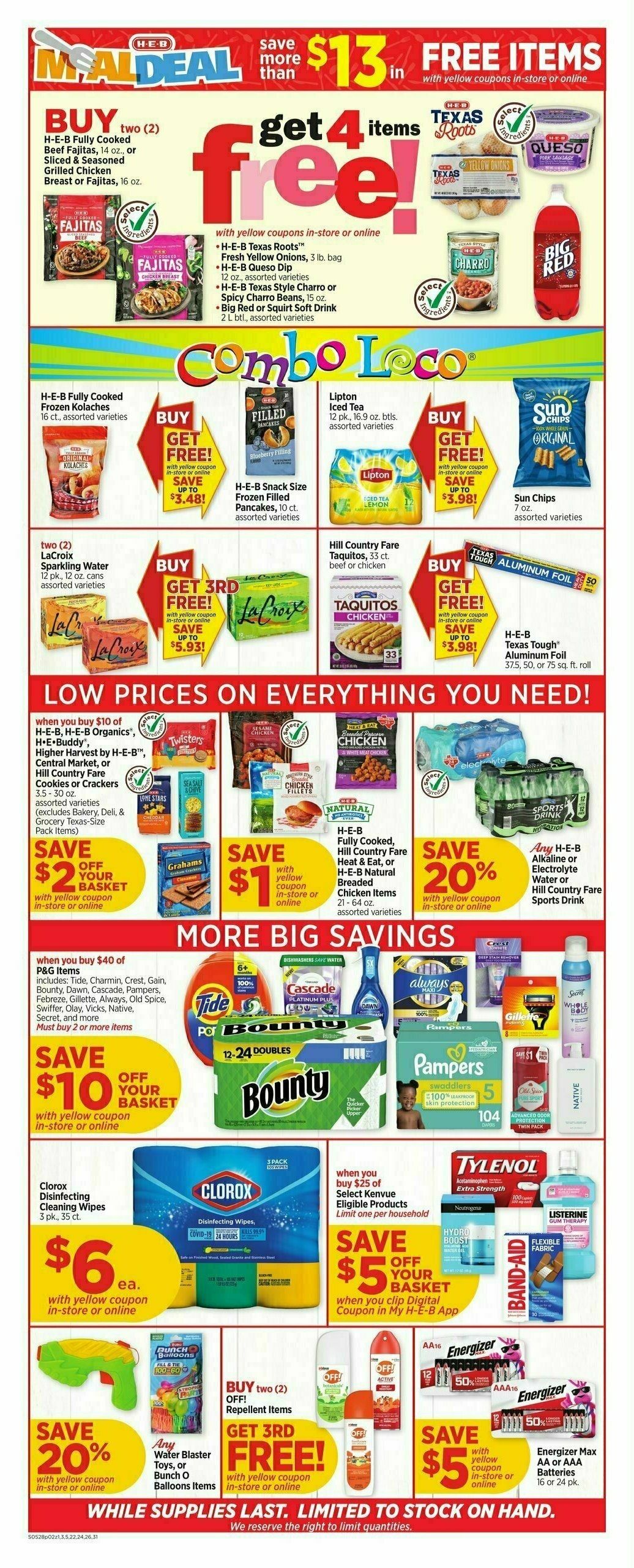 H-E-B Weekly Ad from May 28
