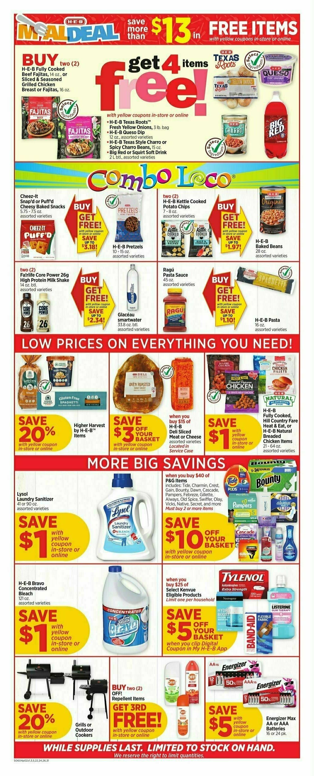 H-E-B Weekly Ad from June 4