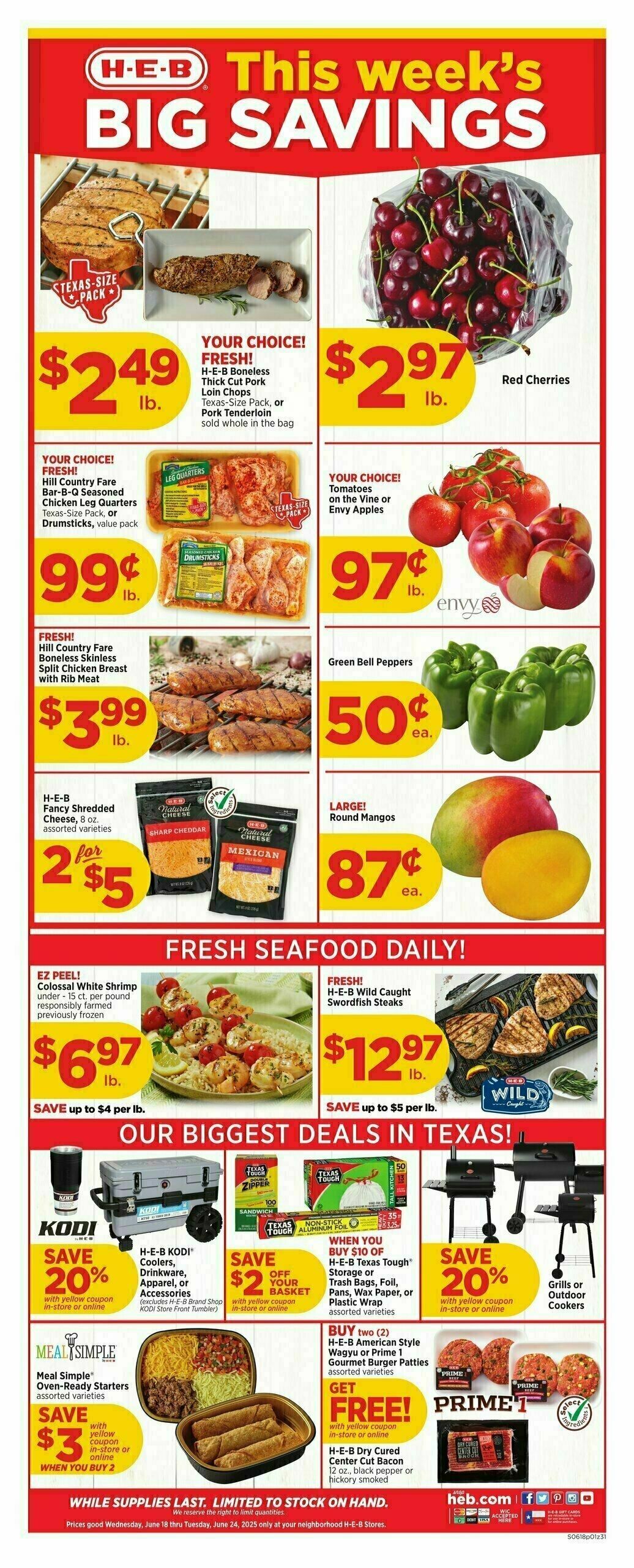 H-E-B Weekly Ad from June 18