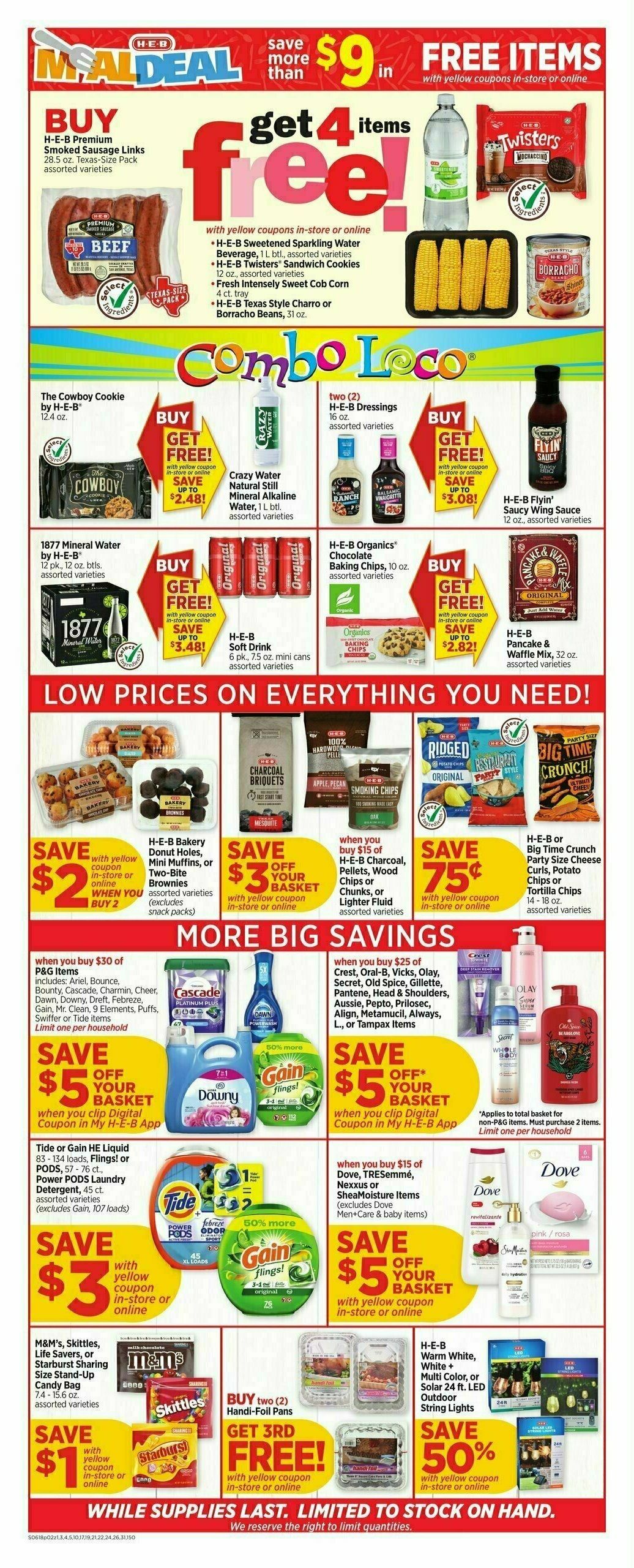 H-E-B Weekly Ad from June 18