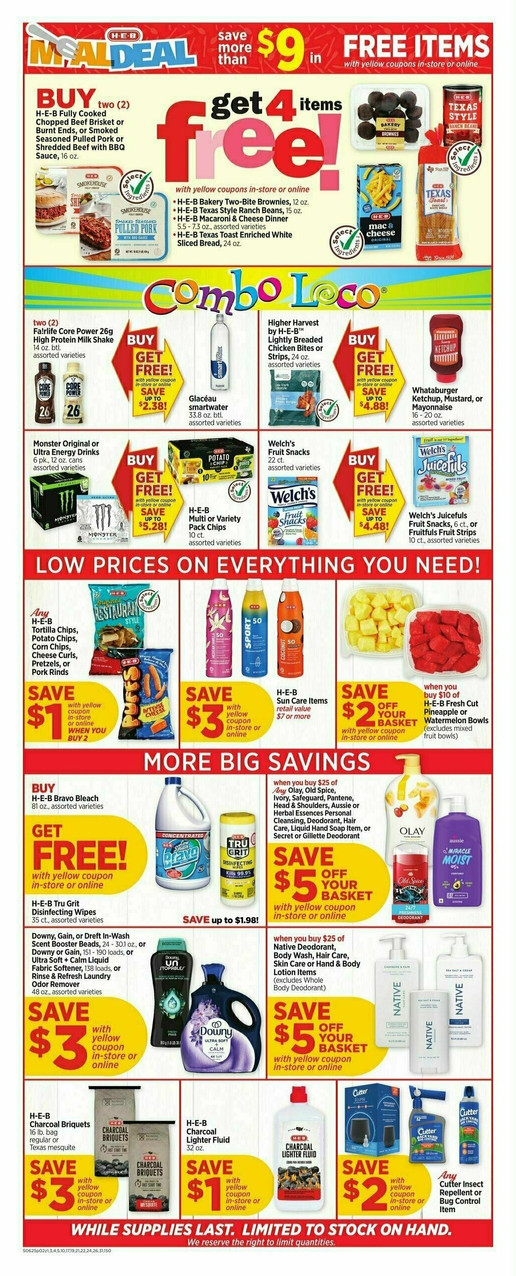 H-E-B Weekly Ad from June 25