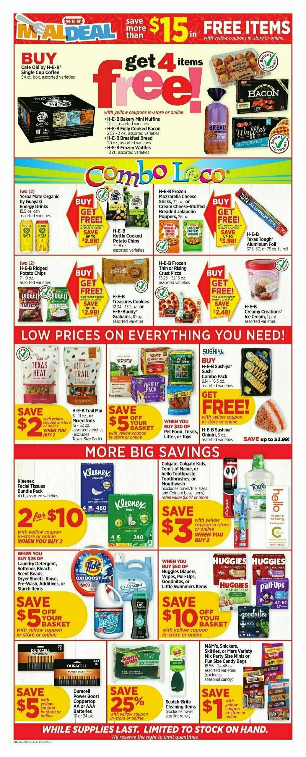H-E-B Weekly Ad from July 16