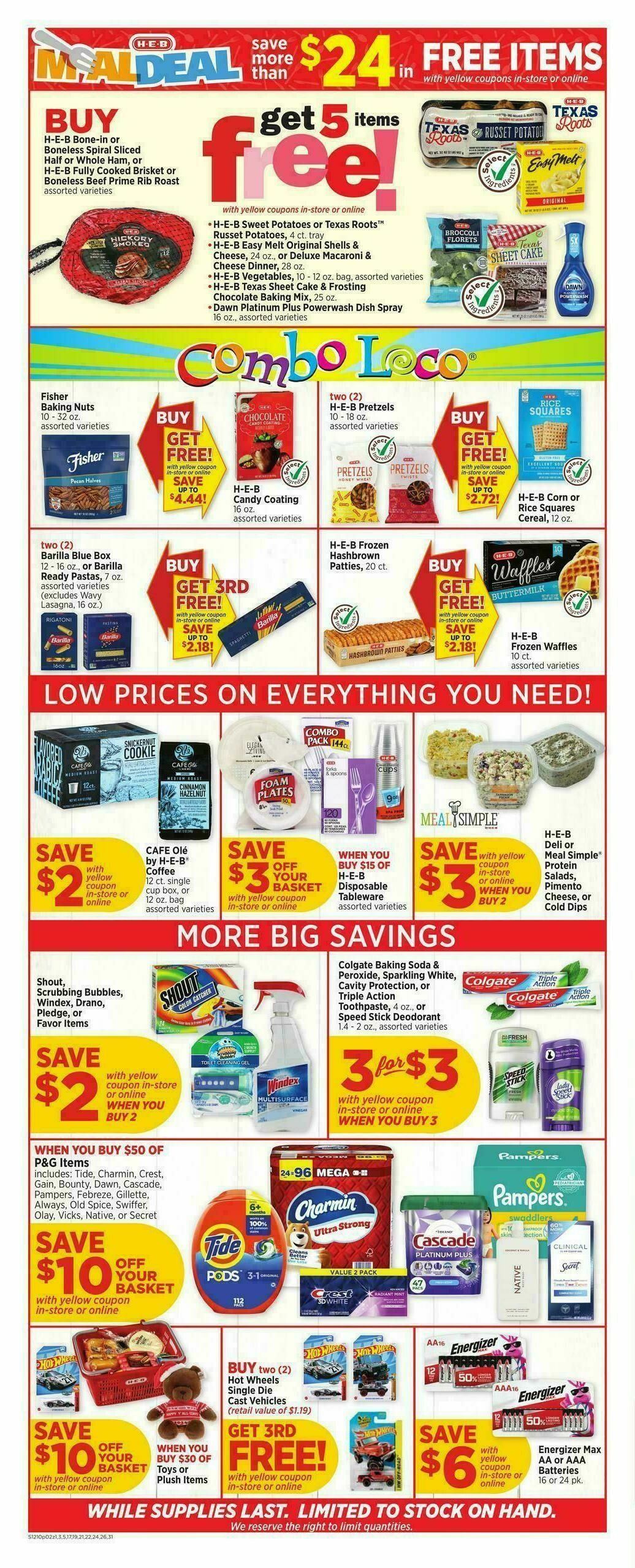 H-E-B Weekly Ad from December 10