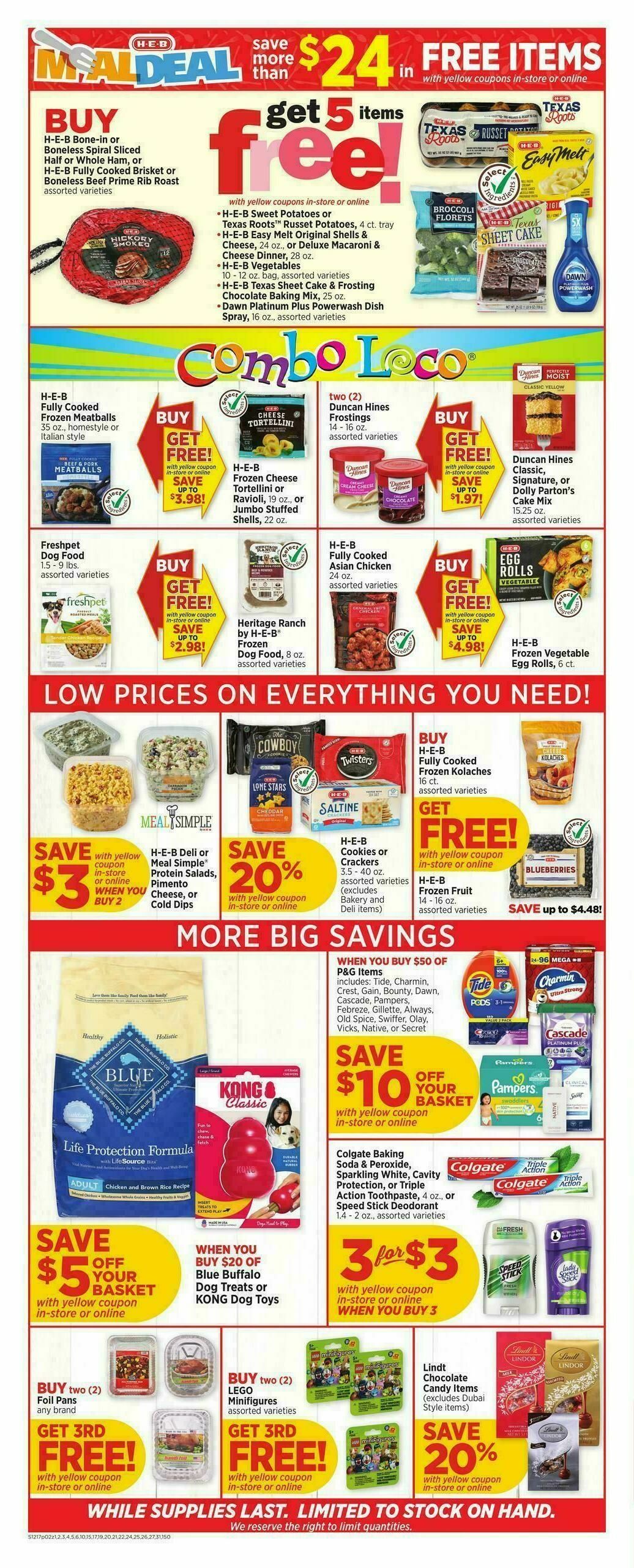 H-E-B Weekly Ad from December 17