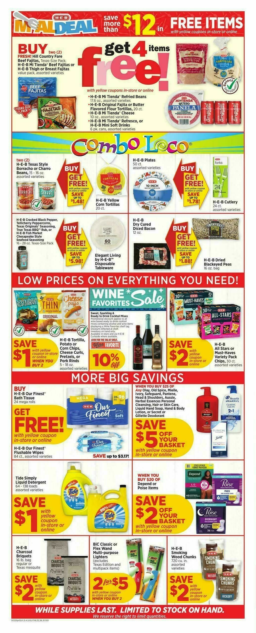 H-E-B Weekly Ad from December 25