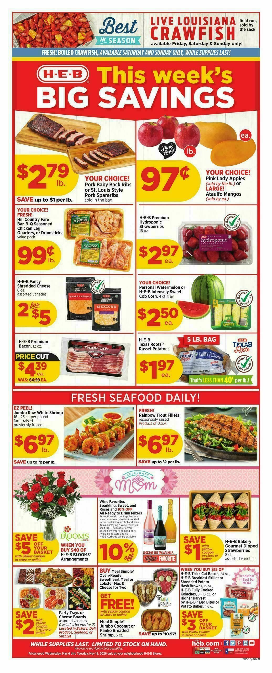 H-E-B Weekly Ad from May 6