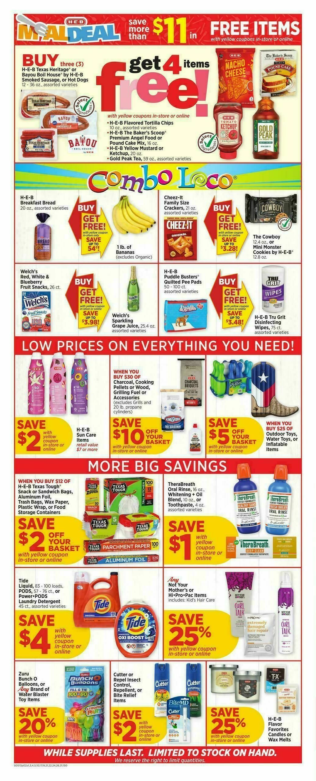 H-E-B Weekly Ad from May 13