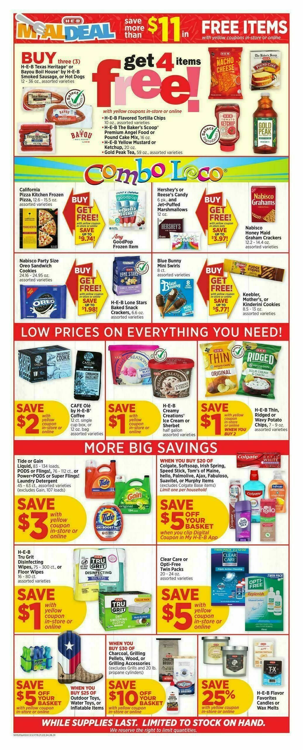 H-E-B Weekly Ad from May 20
