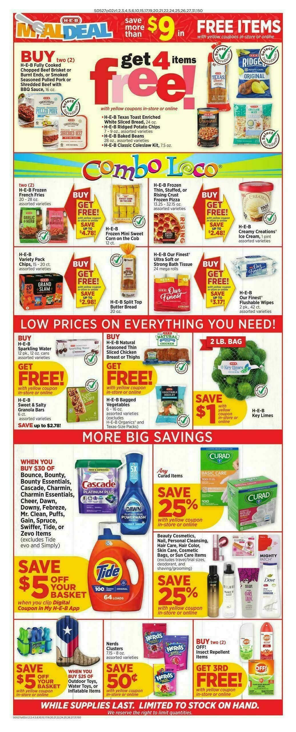 H-E-B Weekly Ad from May 27