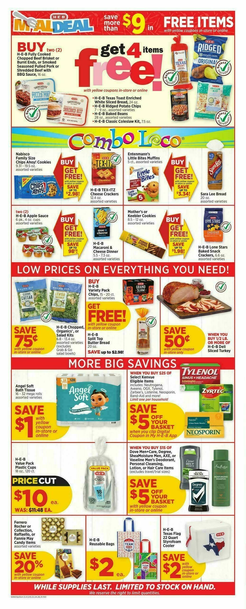H-E-B Weekly Ad from June 3
